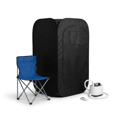 Portable Steam Sauna Room Full Body Sauna Suit for Home Indoor Portable Steam Sauna Tent with Folding Chair and Remote Control