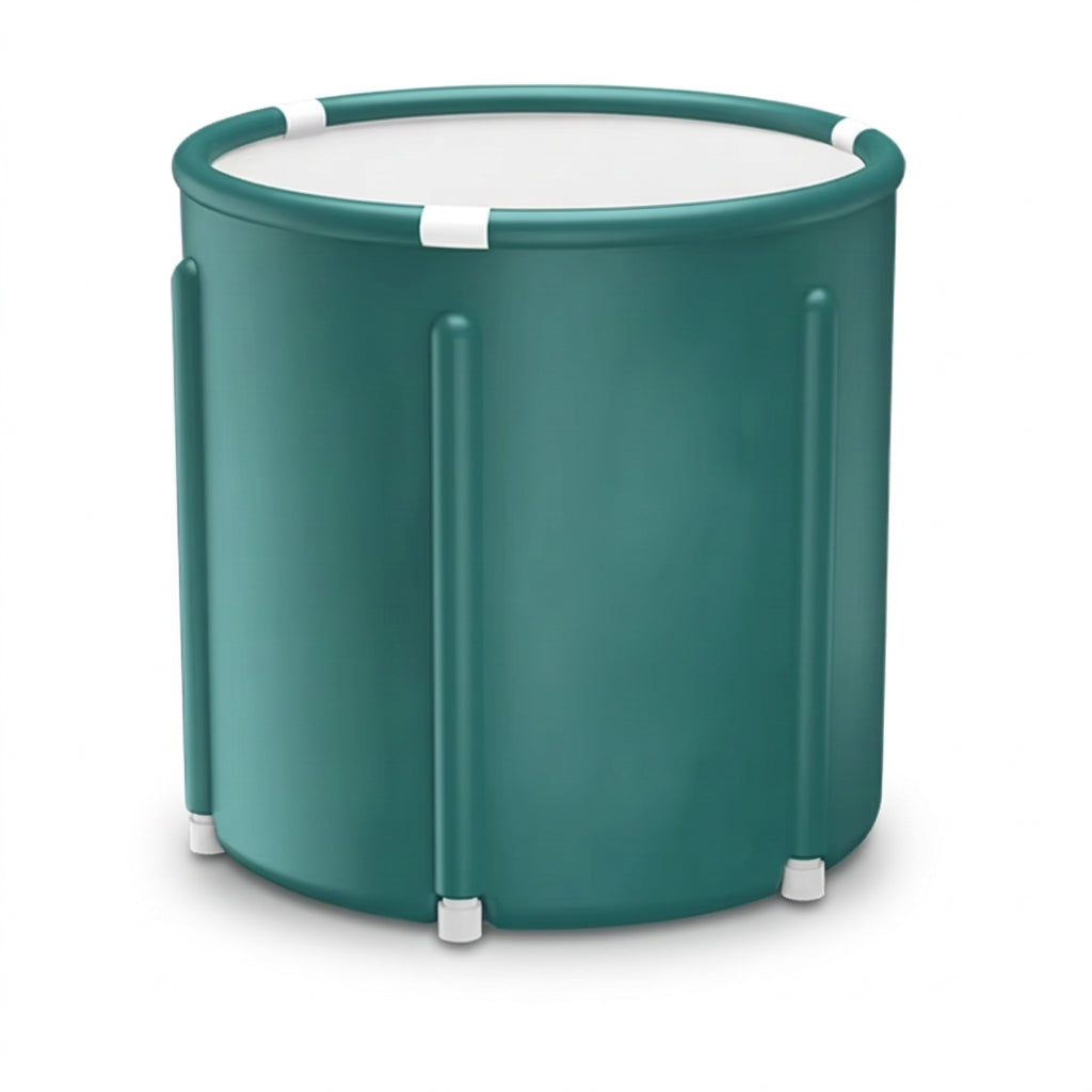 Portable Foldable Bathtub Bucket Large Capacity Bathroom Ice Bath Winter Shower Bathtub Free Installation Adults Baby Swiming — Studio Shot